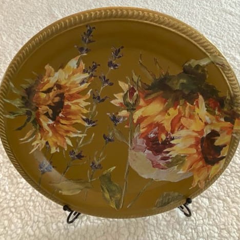 Serving Tray Mustard Yellow