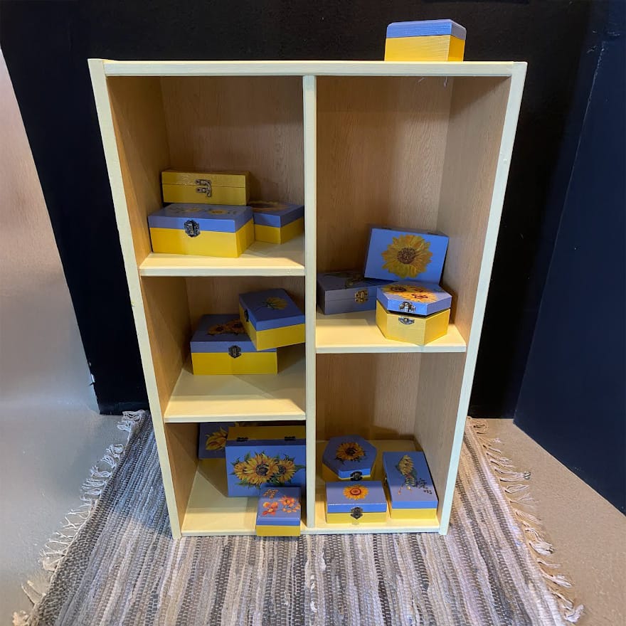 Ukraine Memory Boxes Display