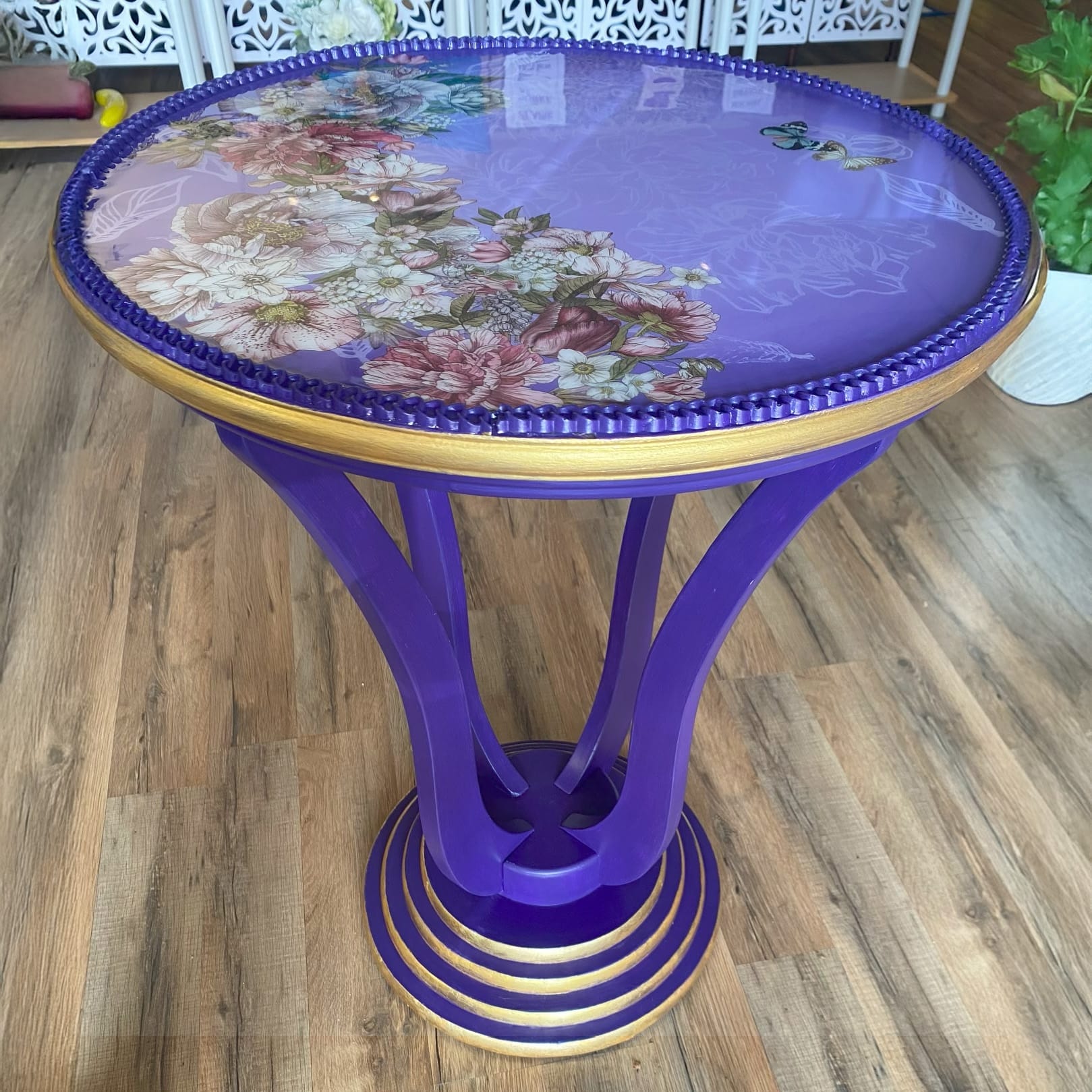 Purple Royalty Occasional Table Now available