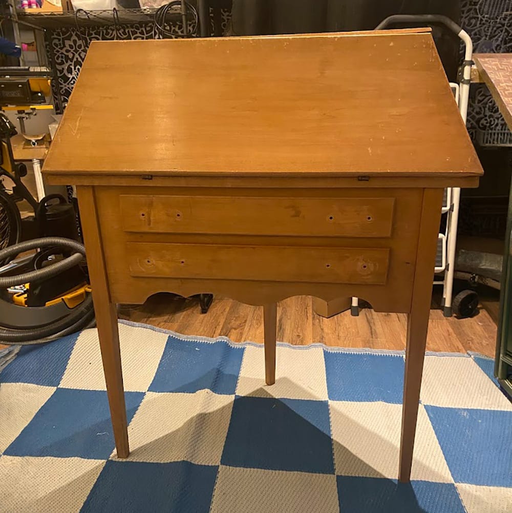 Looking Glass Desk - Front View Before